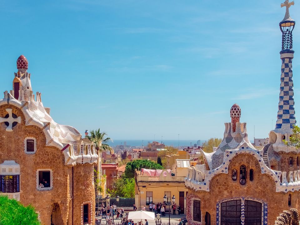 Barcelona city view